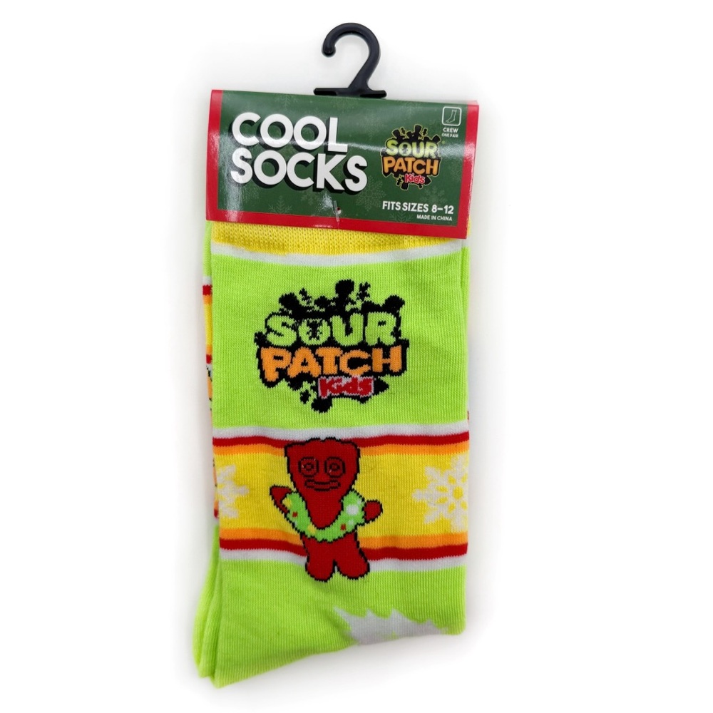 Sour Patch Kids Candy Crew Socks Odd Sox Christmas Holiday Fun Gift Mens Womens